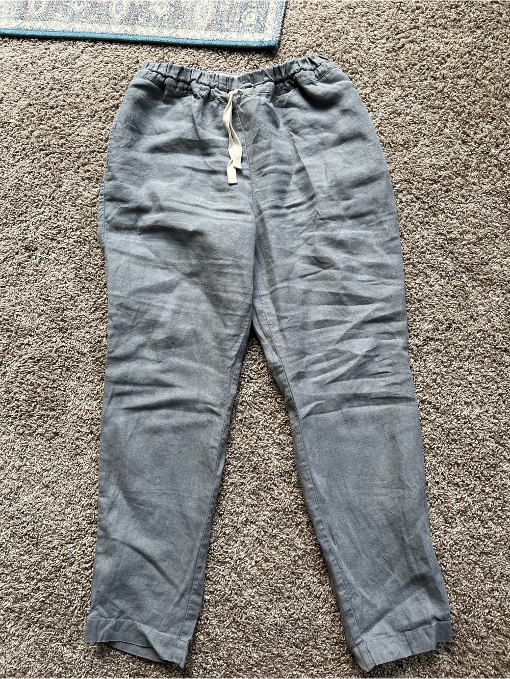 Casual Drawstring Pants in elephant Gray